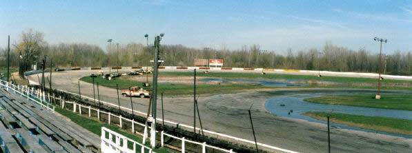 Mt. Clemens Race Track - Grandstand And Track From Dave Dobner